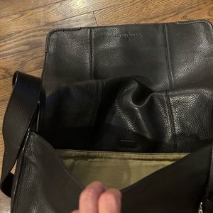 Cole Han leather mail carrier/laptop bag